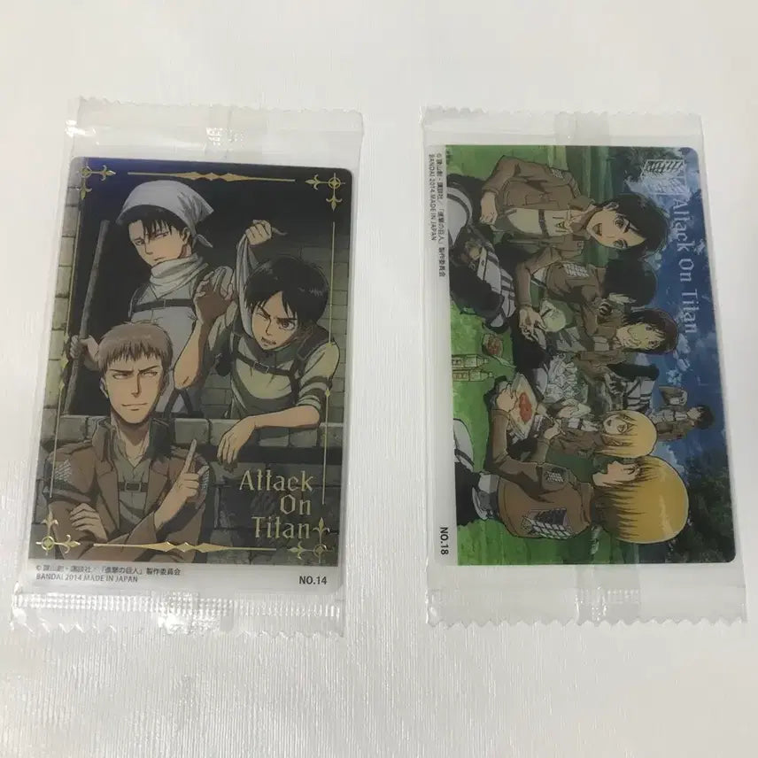 [BUNJANG] Attack on Titan Wafer Bundle Set / 미개봉 고전 진격의거인 웨하스 일괄