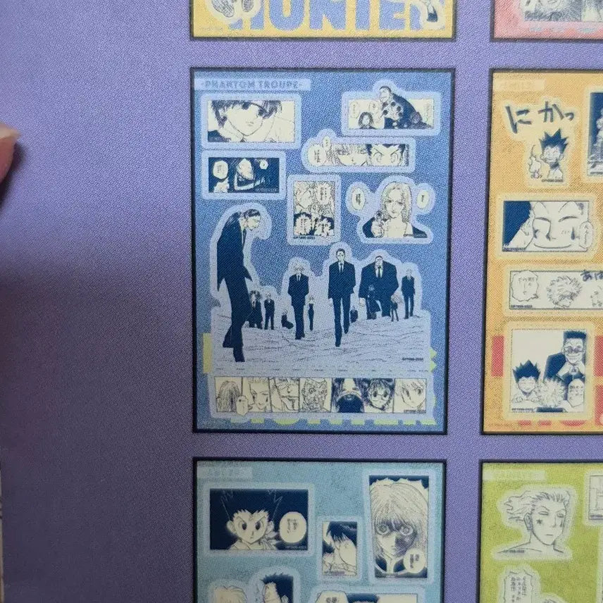 [BUNJANG] Hunter x Hunter Phantom Troupe Random Sticker / 헌터헌터 랜덤 스티커 점프샵 환영여단 판매