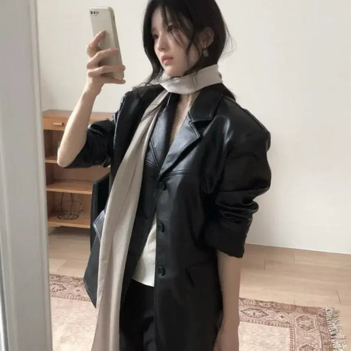 [BUNJANG] Le Butter Leather Jacket / le butter 르버터 레더 자켓 가죽자켓