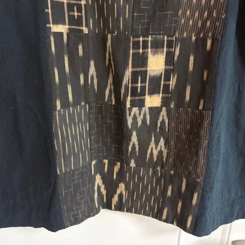[BUNJANG] Vintage Linen Blend Short Sleeve Shirt / (일본 수입 빈티지)반팔 티셔츠 셔츠 블라우스