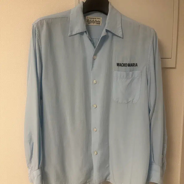 [BUNJANG] Wacko Maria Sky Blue Shirt S Size / 와코마리아 셔츠 스카이블루 S 사이즈