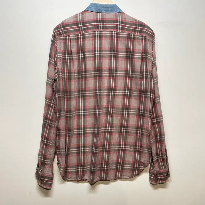 [BUNJANG] Denim &amp; Supply Denim Point Check Shirt / 데님앤서플라이 데님 포인트 체크 셔츠