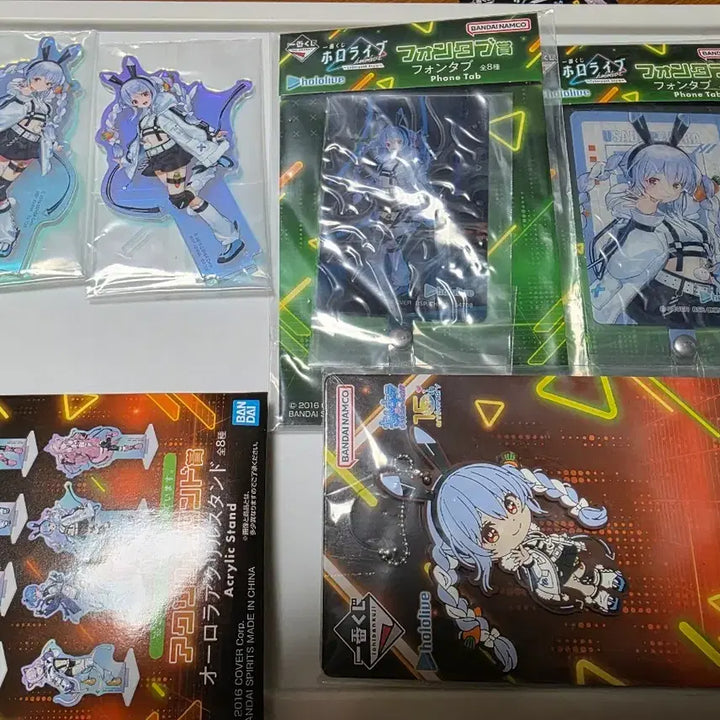 [BUNJANG] Hololive Usada Pekora Cyberpunk Goods Set / 홀로라이브 사이버 펑크 스타일 페코라 굿즈 세트