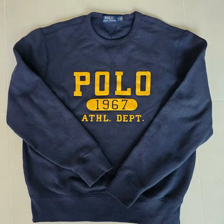 [BUNJANG] Polo Fleece Sweatshirt M / 폴로 기모 맨투맨 M