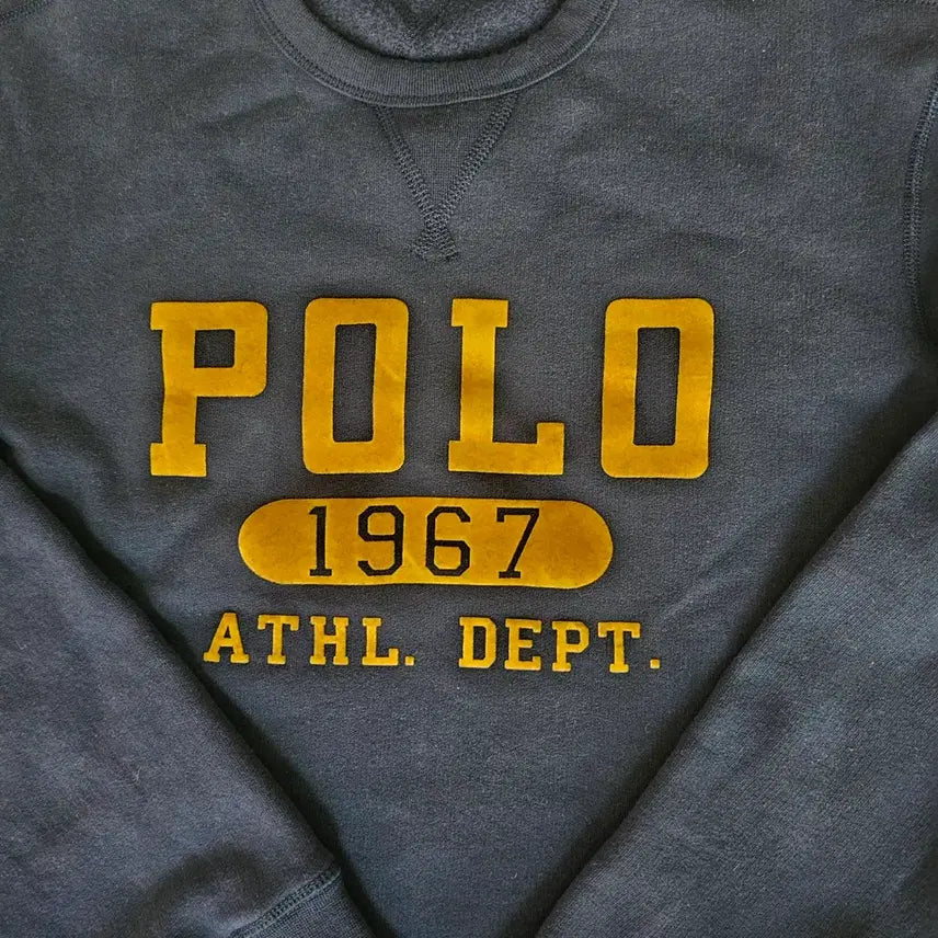 [BUNJANG] Polo Fleece Sweatshirt M / 폴로 기모 맨투맨 M