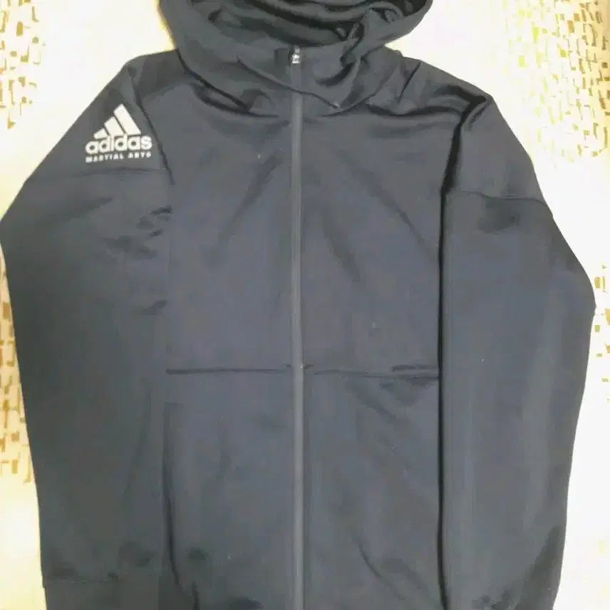 [BUNJANG] Adidas Dark Navy Hooded Zip-Up Martial Arts 110 / [빅사이즈] 아디다스 다크네이비 후드집업 마샬아츠 110