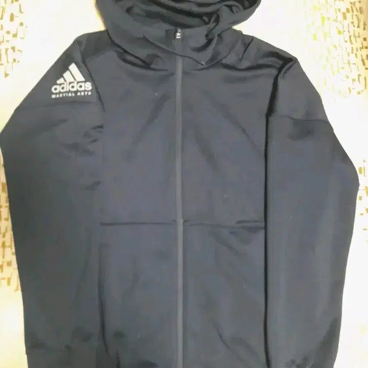[BUNJANG] Adidas Dark Navy Hooded Zip-Up Martial Arts 110 / [빅사이즈] 아디다스 다크네이비 후드집업 마샬아츠 110