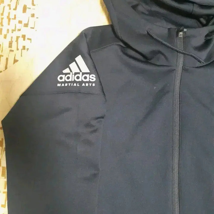 [BUNJANG] Adidas Dark Navy Hooded Zip-Up Martial Arts 110 / [빅사이즈] 아디다스 다크네이비 후드집업 마샬아츠 110
