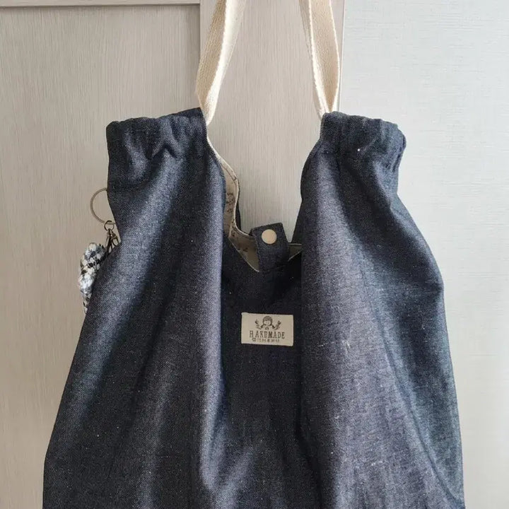 [BUNJANG] Handmade Denim Shirring Eco Bag / 핸드메이드 데님 셔링 에코백 가방