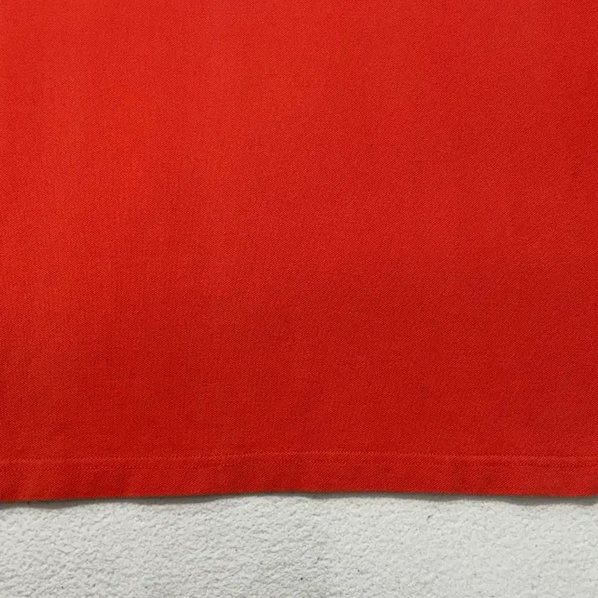 [SOLD OUT] 정품 몽클레어 삼선 와펜 카라 티셔츠 L 사이즈 오렌지
