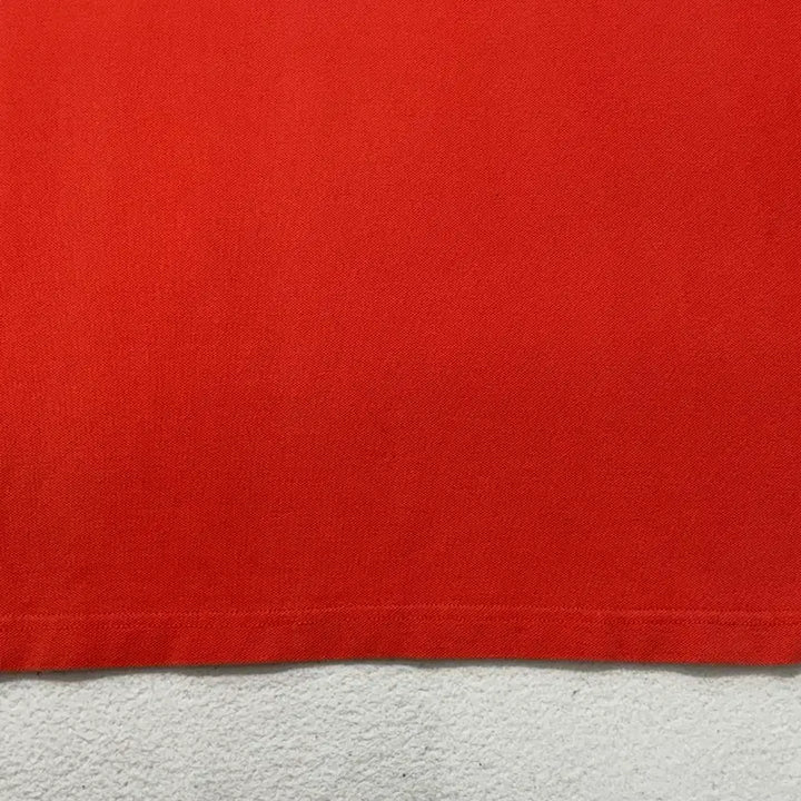 [SOLD OUT] 정품 몽클레어 삼선 와펜 카라 티셔츠 L 사이즈 오렌지
