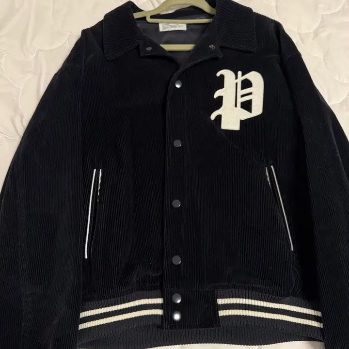 [BUNJANG] Partimento Corduroy Varsity Jacket Navy M / 파르티멘토 코듀로이 바시티 자켓 네이비 M