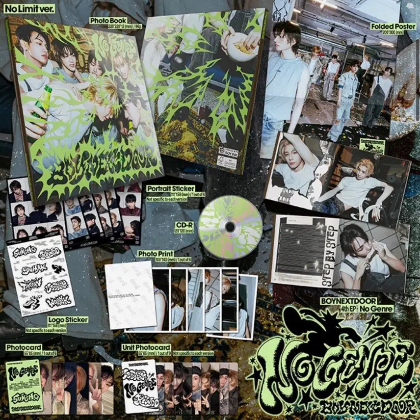 [BUNJANG] BOYNEXTDOOR NO GENRE No Limit Version Album / 보이넥스트도어 NO GENRE (No Limit ver)