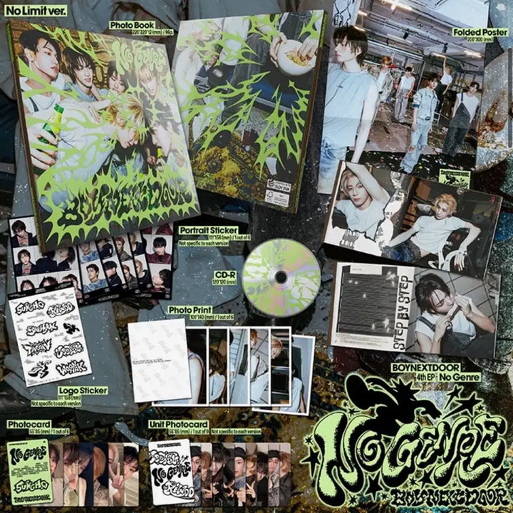 [BUNJANG] BOYNEXTDOOR NO GENRE No Limit Version Album / 보이넥스트도어 NO GENRE (No Limit ver)
