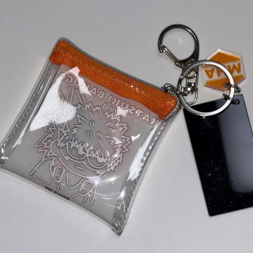 [BUNJANG] My Hero Academia Bakugo PVC Pouch and Keyring Set / 나의히어로아카데미아 바쿠고 지로리 pcv파우치+키링 세트 히로아카 나히아