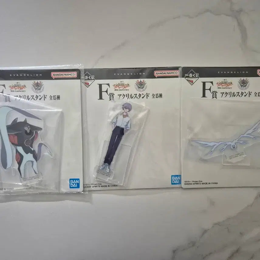 [BUNJANG] Evangelion 30th Anniversary Acrylic Set / 미개봉 에반게리온 30주년 쿠지 아크릴 일괄