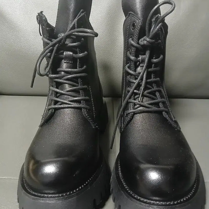[BUNJANG] Unisex Leather Boots / 워커(부드러운 가죽)남여공용 255.260 새것