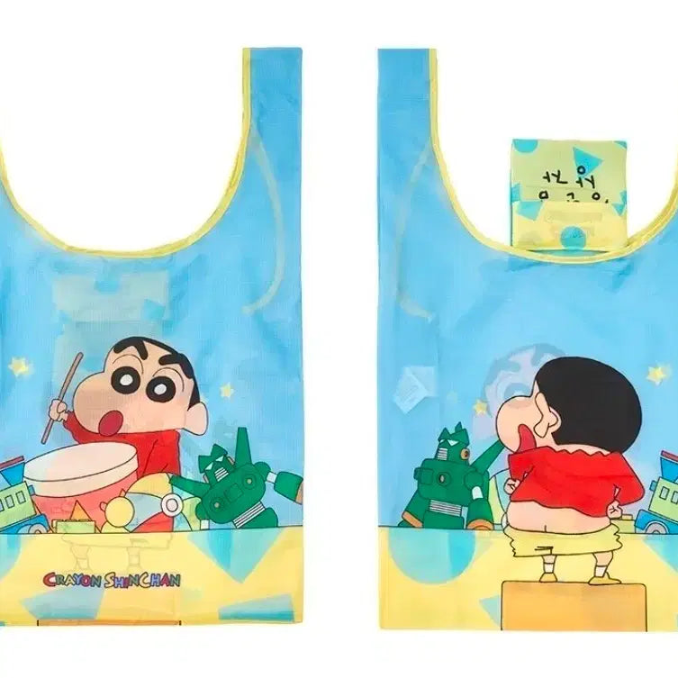 [BUNJANG] Crayon Shin-chan Eco Bag / 짱구는못말려/짱구장바구니/짱구에코백/짱구마켓백/짱구굿즈/짱구가방
