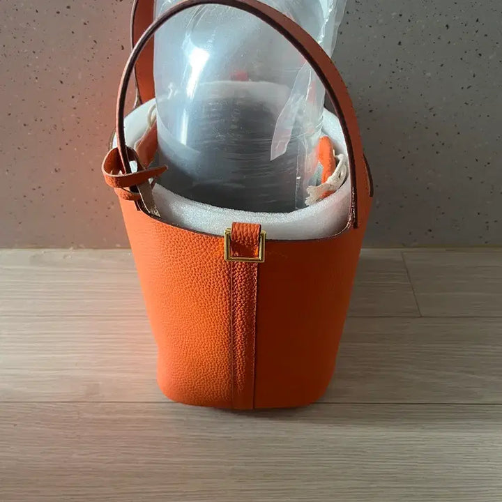 [BUNJANG] Genuine Leather Tote Bag Orange / 소가죽가방 에르st