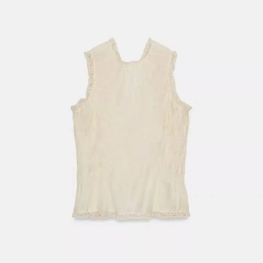 [SOLD OUT] 자라 레이스라인 버튼 셔츠 S