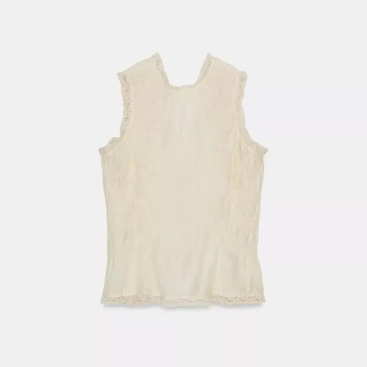 [SOLD OUT] 자라 레이스라인 버튼 셔츠 S