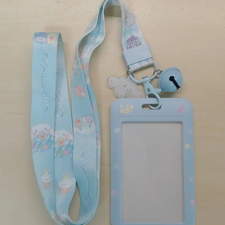 [BUNJANG] Sanrio Cinnamoroll Photocard Holder Name Tag / 산리오 시나몬롤 포카 홀더 이름표 명함걸이