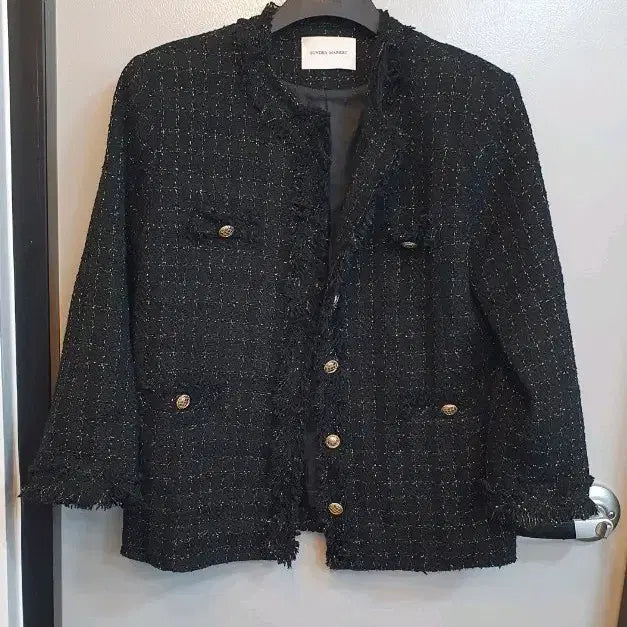 [BUNJANG] Thunder Market Tweed Jacket / 썬더마켓  트위드자켓 프리