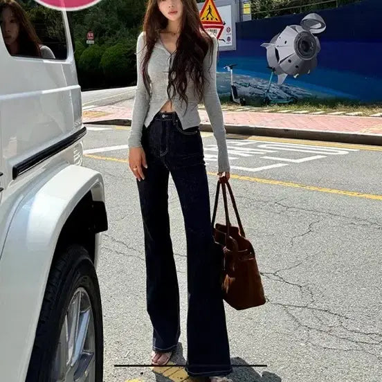 [BUNJANG] Mari Market Mari Jeans 69 Straight Bootcut Pants / 마리마켓 마리진스 69호 일자 부츠컷 팬츠 요정마리 s