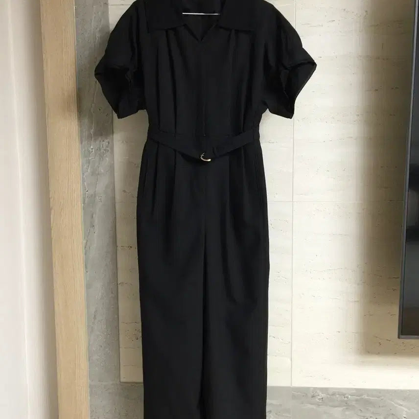 [BUNJANG] ZOOC Belted Jumpsuit - Black / ZOOC 주크 22 벨티드 점프수트 66