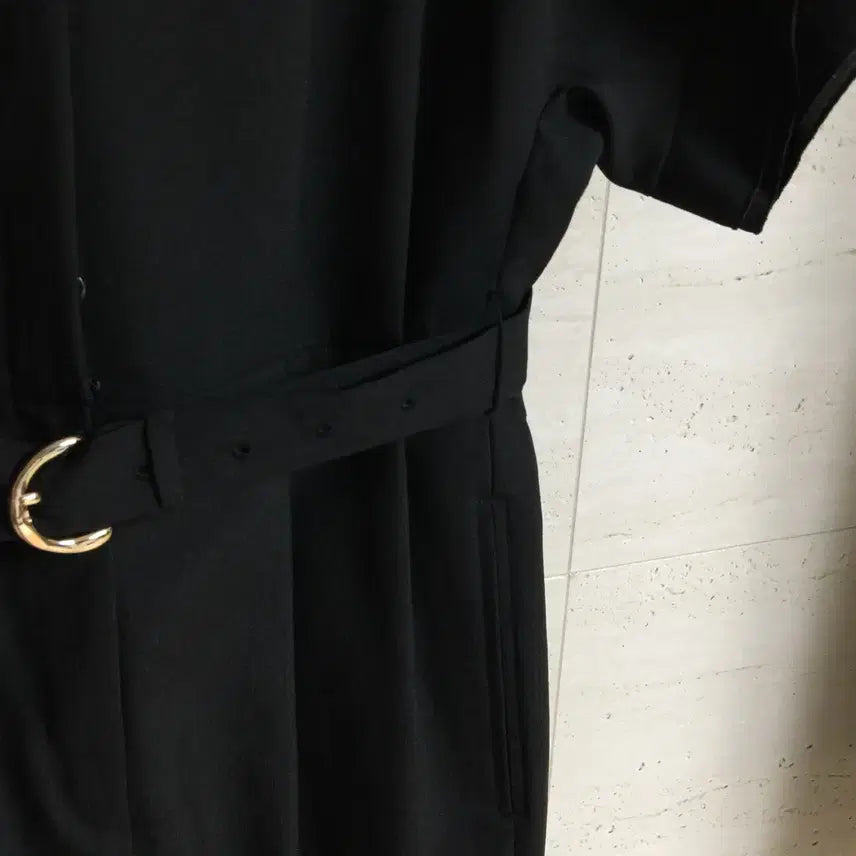 [BUNJANG] ZOOC Belted Jumpsuit - Black / ZOOC 주크 22 벨티드 점프수트 66