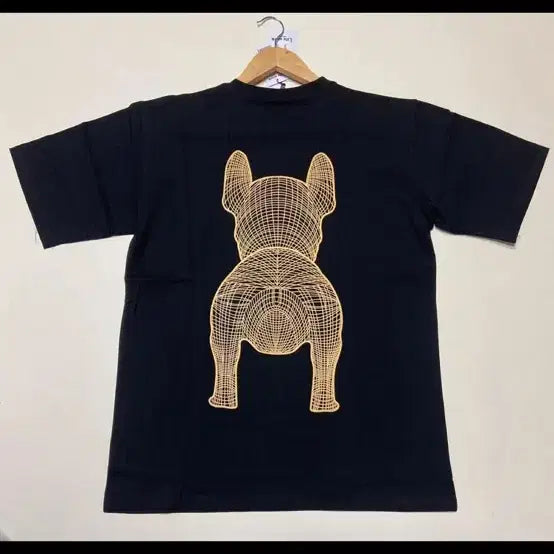 [BUNJANG] Life Work Puppy Printed Short Sleeve T-shirt / 라이프워크 강아지 프린팅 반팔 티셔츠 M .L.XL