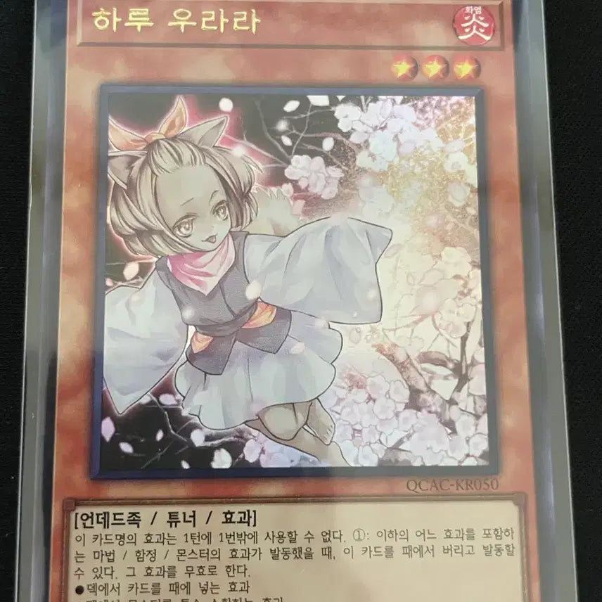 [BUNJANG] Yu-Gi-Oh! Ash Blossom &amp; Joyous Spring Ultimate Rare Card / 유희왕 하루 우라라 카드 울레
