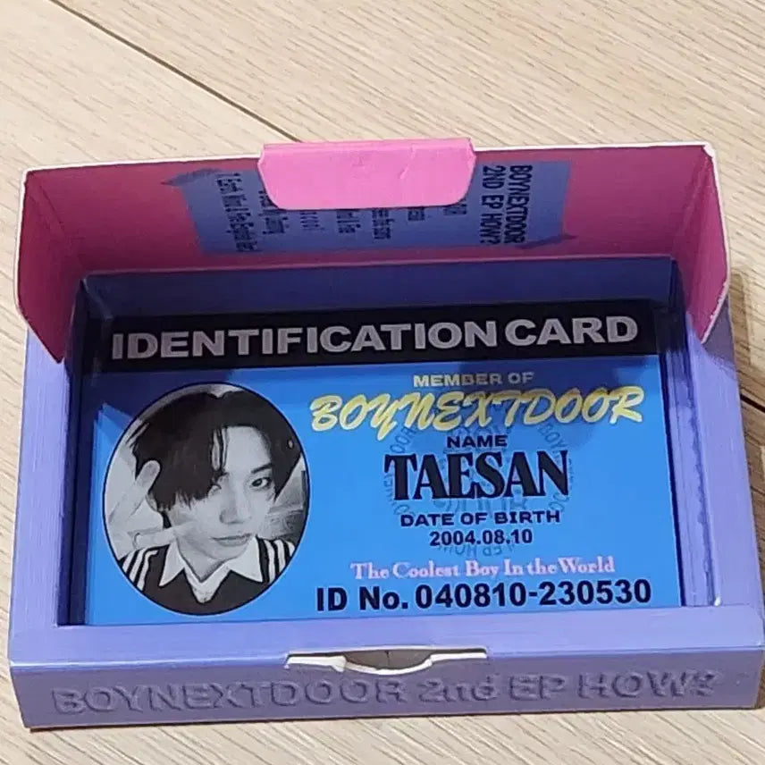 [BUNJANG] BOYNEXTDOOR HOW? ID Concept Photocard / 보이넥스트도어 HOW? ID 컨셉 포토 카드 팝니다