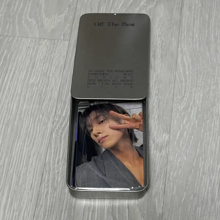 [BUNJANG] IM Off The Beat Tin Case Photocard Set / 아이엠 오프더비트 틴케이스 포카 세트