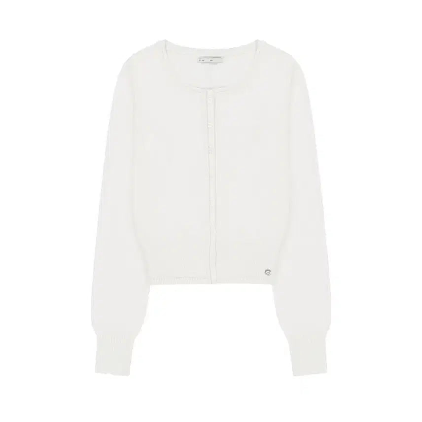 [BUNJANG] Bohemian Seoul Layered Knit Cardigan Ivory / 보헤미안서울 레이어드 니트 가디건 아이보리