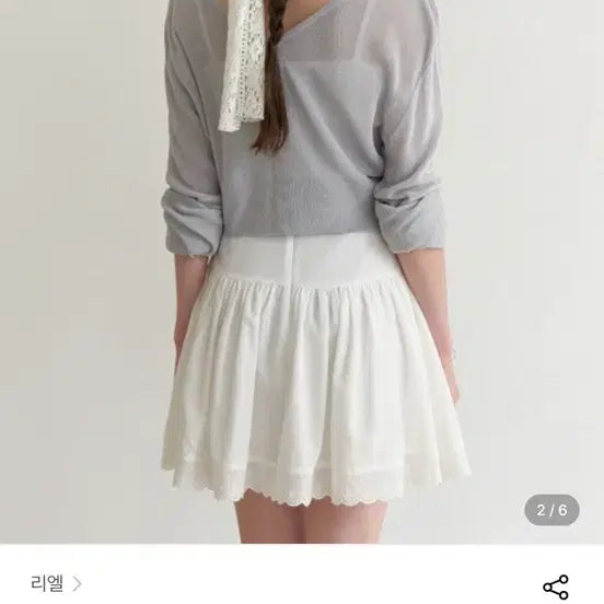 [SOLD OUT] 리엘 레이스 리본 머리끈