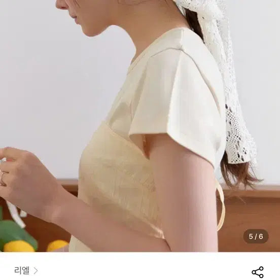 [SOLD OUT] 리엘 레이스 리본 머리끈