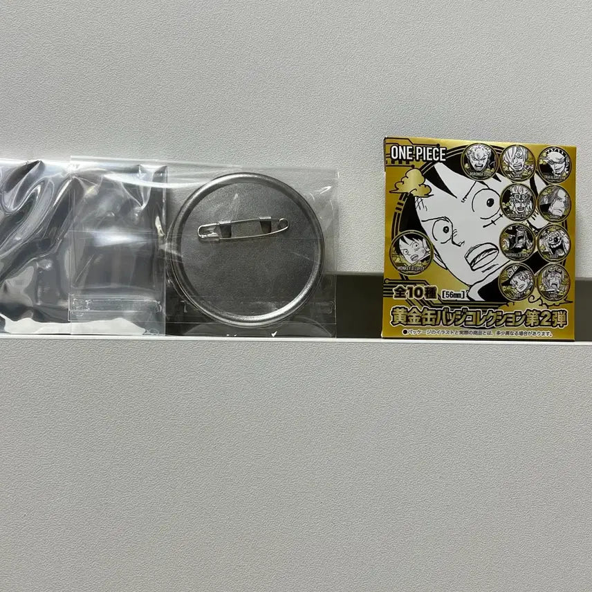 [BUNJANG] One Piece Luffy Golden Can Badge / 원피스 (루피) 골든 황금 캔뱃지 원화 굿즈
