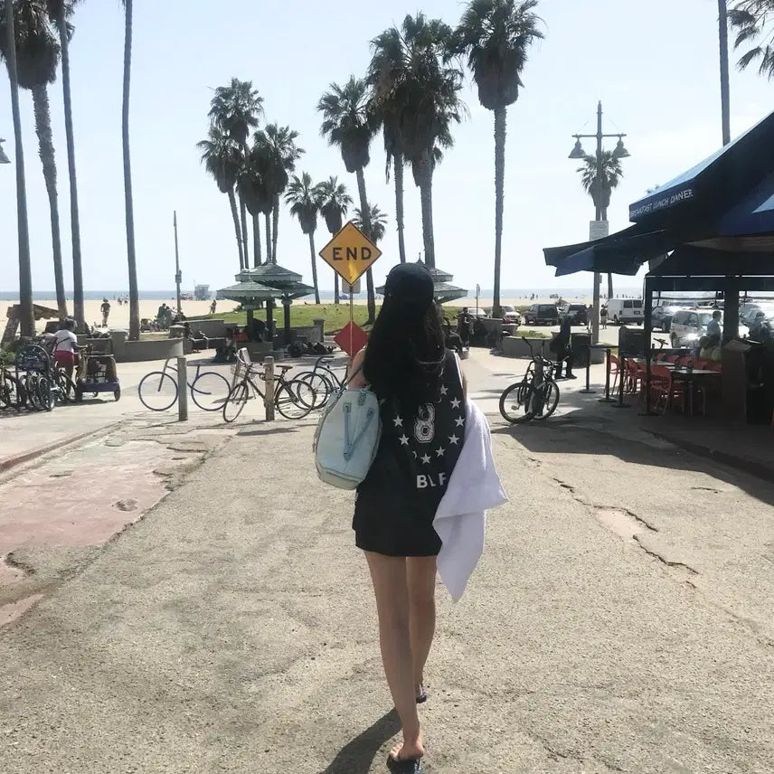 [BUNJANG] Bluff Brooklyn Beach Resort Sleeveless Dress / 해변 휴양 페스티벌 나시 원피스 블러프 브루클린