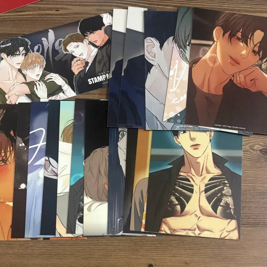 [BUNJANG] Fantazit Ae-Yuk Stamp Card + POB Bundle Set / 판타지트 애욕 스탬프 카드+구매특전 올클 1세트 엽서 16장