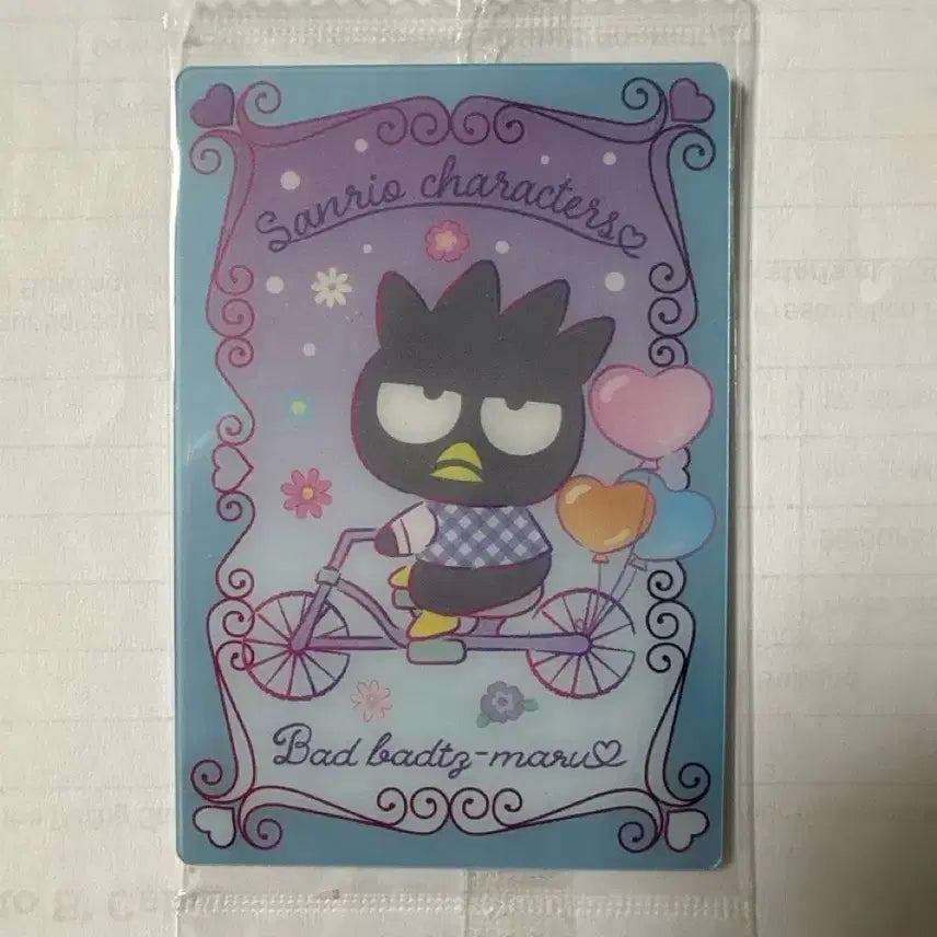 [BUNJANG] Sanrio Badtz-Maru Photocard / 산리오 공식 배드바츠마루 포토카드