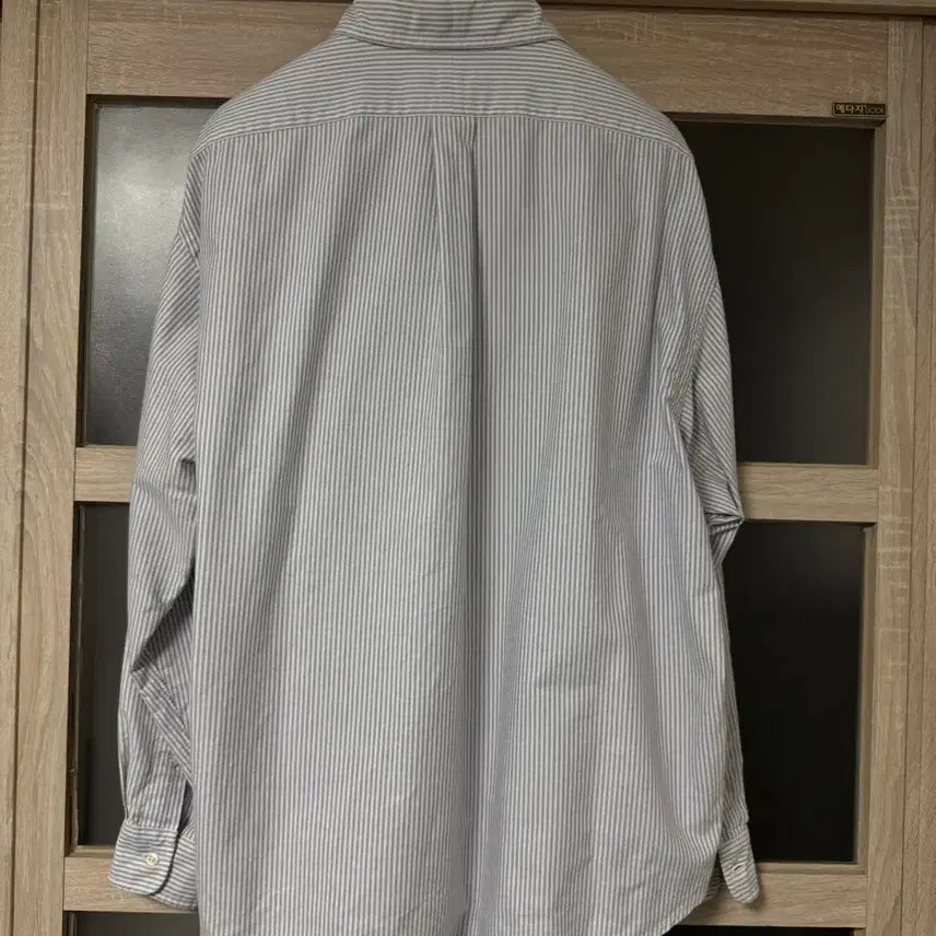 [BUNJANG] Polo Ralph Lauren Striped Shirt / free) 폴로 스트라이프 멀티로고 하늘색