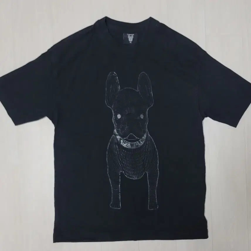 [BUNJANG] Life Work Round Neck Short Sleeve T-shirt / (XS)라이프워크 라운드넥 반팔티셔츠 판매합니다