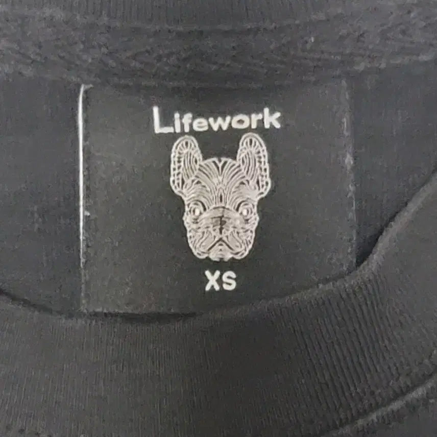 [BUNJANG] Life Work Round Neck Short Sleeve T-shirt / (XS)라이프워크 라운드넥 반팔티셔츠 판매합니다