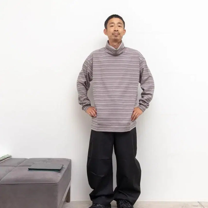 [BUNJANG] Comme des Garcons Homme Striped Turtleneck / comme des garcos homme 터틀넥 팝니다