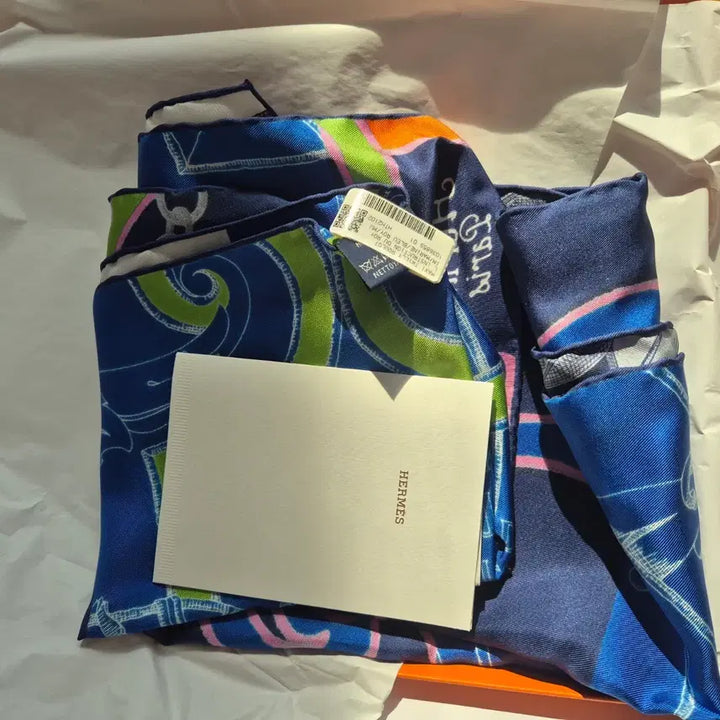 [BUNJANG] Hermes Twilly Roulettes Scarf Marine/Bleu Royal / 에르메스 트윌리 룰로뜨 스카프 마린/블루로얄