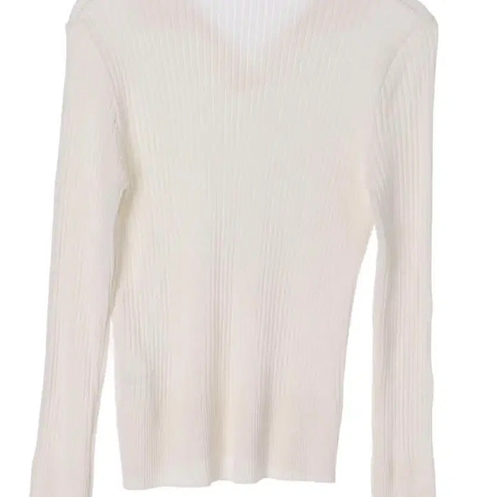 [BUNJANG] ouie Ivory Collar Knit Long Sleeve T-shirt / 우이 ouie 아이보리 카라 니트 긴팔티