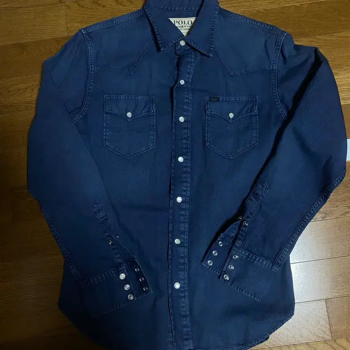 [BUNJANG] Polo Ralph Lauren Western Shirt Navy S / 폴로랄프로렌 웨스턴셔츠 네이비 S
