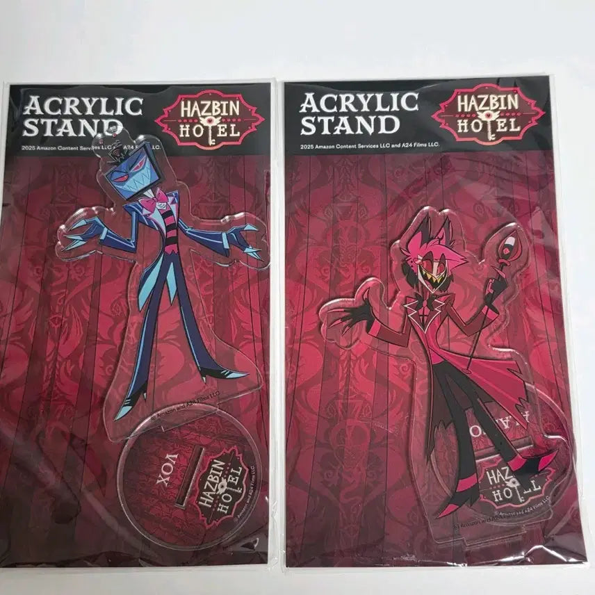 [BUNJANG] Alastor Vox Acrylic Bundle Set / 신주쿠팝업 아크릴 알래스터 복스 일괄 미개봉