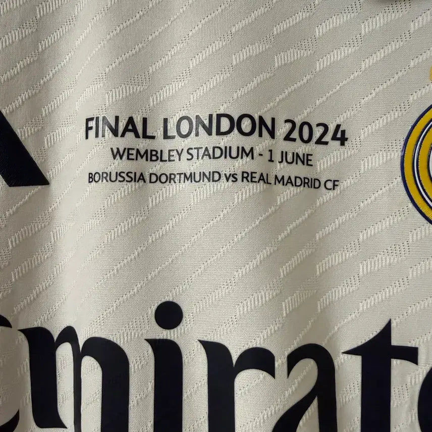 [BUNJANG] Real Madrid 23-24 Home Authentic UCL Final Bellingham Jersey / 23-24 레알마드리드 홈 어센틱 UCL final No.5 벨링엄